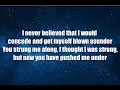 Muse - Won't Stand Down (Lyrics)
