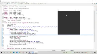 Simple Calculator in Java GUI using Eclipse Part-1