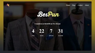 Build Responsive Product Launch Countdown timer using HTML CSS and JAVASCRIPT