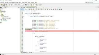 Debugging in Netbeans