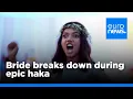 Download Lagu Emotional wedding Haka moves Maori bride to tears, NZ | euronews 🇬🇧