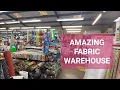 VISIT BARRY S FABRIC WAREHOUSE WITH ME Birmingham fabric shop