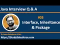 03 Java Interface Inheritance Package based Interview Questions and Answers by Sanjay Gupta
