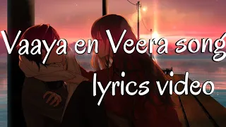 kanchana 2 vaaya en veera song lyrics video