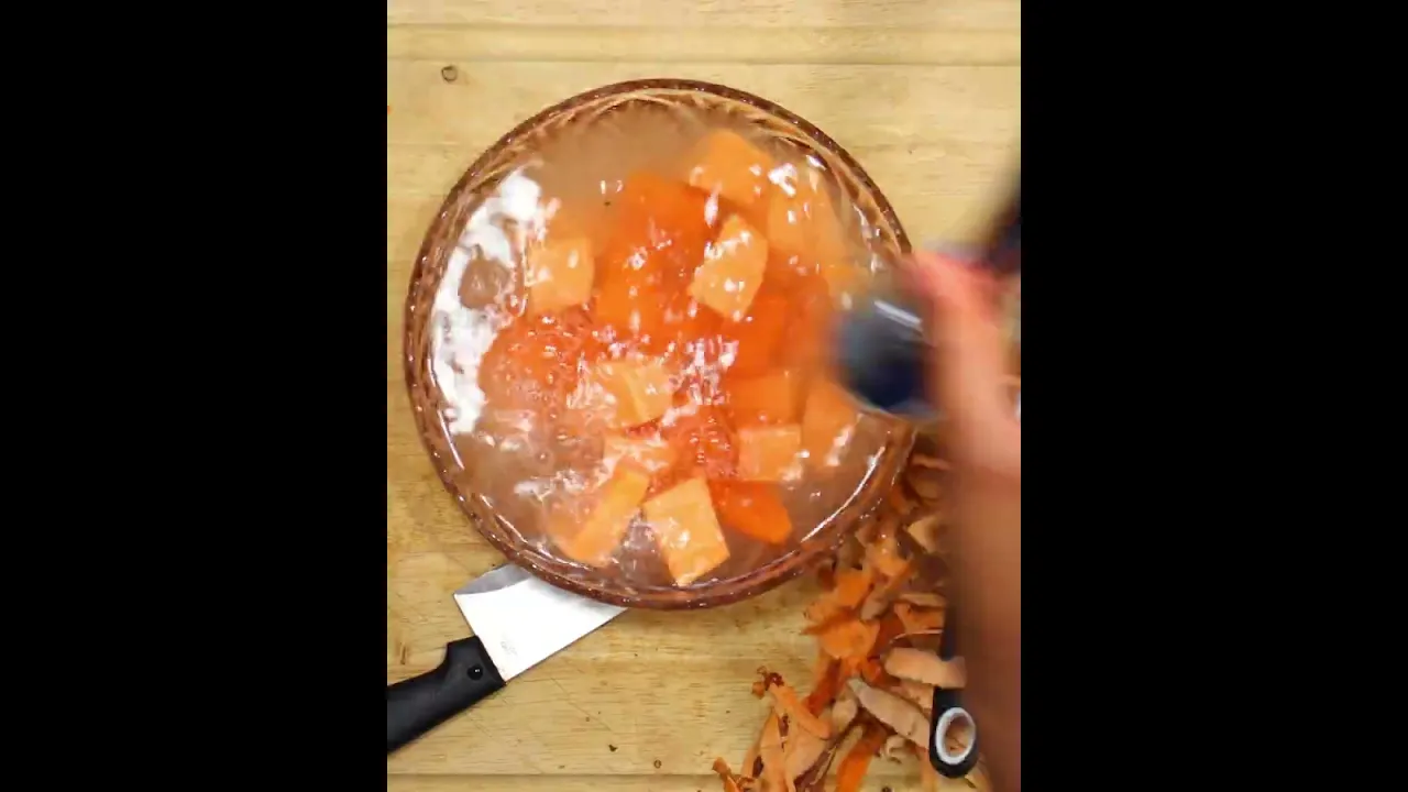 Sweet potato puree #shorts