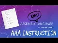 aaa instruction how to print double integer answer in assembly language