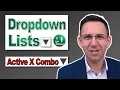 Active X Drop Down List Setup