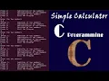 How to Make a Simple Calculator using C C Programming for Beginners