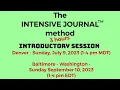 New Introductory Sessions 2023 July 9 1-4pm MDT and September 10 1-4 EDT