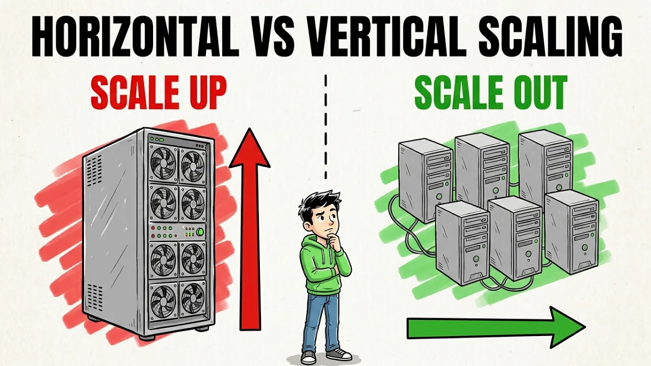 Horizontal vs Vertical Scaling | System Design | Programming Tutorials