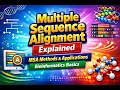 Multiple Sequence Alignment Explained MSA Methods Applications Bioinformatics Basics