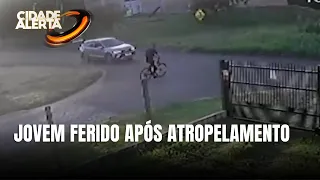 Jovem de 19 anos fica ferido após atropelamento em Criciúma