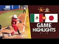 HIGHLIGHTS | 🇲🇽 Mexico vs 🇯🇵 Japan | WBSC U-18 Women's Softball World Cup Finals 2025