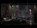 Download Lagu Spend The Night In An Exclusive Luxury Miami Apartment | Heavy Rain \u0026 Thunder Sounds Outside | 4K