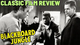 Download Blackboard Jungle (1955) CLASSIC FILM REVIEW | Sidney Poitier | Glen Ford | Anne Francis MP3