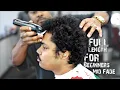 FULL LENGTH FOR BEGINNERS HAIRCUT TUTORIAL MID FADE CURLY TOP