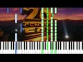 Download Lagu 20th Century Fox Intro - Piano tutorial