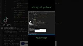 monty hall game with python