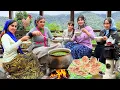 Lagu Beautiful Life in Northern Iran : Cooking Traditional Ash Reshteh \u0026 Baking Sadj Bread Over Fire 🔥