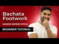 Bachata Footwork Beginner Men Tutorial Syncopated Steps Marco Espejo Style