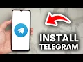 How To Download Install Telegram App - Tutorial