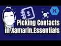 Just One Method to Implement Contact Picking with Xamarin Essentials
