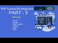 PHP tutorial for beginners Data type Part 3