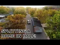 Splitting a Double Wide and Transporting it