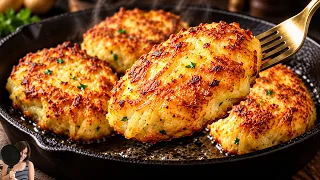 Just Mix POTATOES and 2 EGGS! These Stuffed Potato Patties Won Everyone Over!