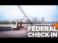 How s work coming along on Brent Spence Companion Bridge Top US visits Cincinnati site
