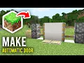 How To Make Automatic Door In Minecraft - Full Guide
