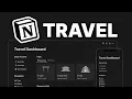 How I use Notion for Travel Planning Template Included