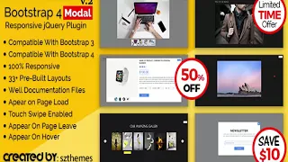 Bootstrap 4 Modal Responsive jQuery Plugin Codecanyon Scripts and Snippets