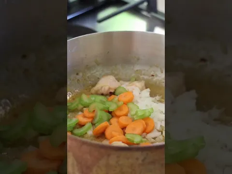 "French Style Chicken + Shrimp Butter = SO GOOD! 🦐🍗"