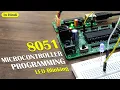 8051 Microcontroller Programming in C LED Blinking Simulation with Keil and Proteus in Hindi