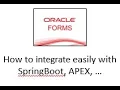 Oracle Forms WebSocket Javascript Integration with App Springboot APEX English