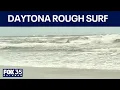 Beach conditions worsen as heavy rain winds hit Daytona Beach