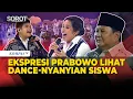 Ekspresi Presiden Prabowo Lihat Aksi Dance Siswa-Nyanyian 'Jumbo' di Puncak Peringatan Hari Guru