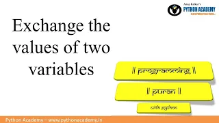 2 PPP Exchange the Variables values