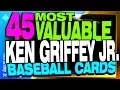 Top 45 Most Valuable Ken Griffey Jr Baseball Cards Rookie Card Value