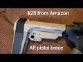 AR pistol brace 27 from Amazon