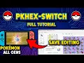 How to Use PKHeX on CFW Nintendo Switch Pokemon Save Editing Tutorial