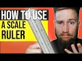 How to Use a Scale Ruler for Students - Architecture and Engineering