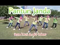 PANTUN JANDA //senam kreasi dangdut viral//@finakreasi-85