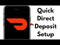 NEW Set Up Direct Deposit for DoorDash - Easy Guide Working 2025
