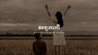 sandanari slowed reverb lyrics m status
