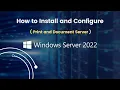 How to Install and Configure Print and Document Server on Windows Server 2022