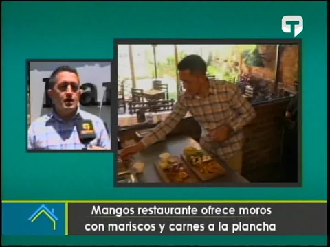 Mangos restaurante ofrece moros con mariscos y carnes a la plancha