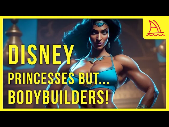 Disney Princesses but... Bodybuilders ! - Awesome artworks with AI