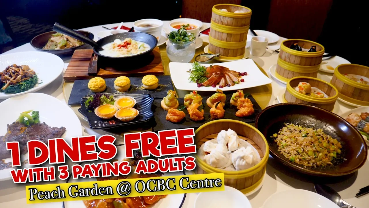 Peach Garden @ OCBC Centre  Create Your Own Menu From Over 50 Mouth-watering Dishes